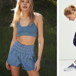 Free People XL Way Home Shorts in Bluestone